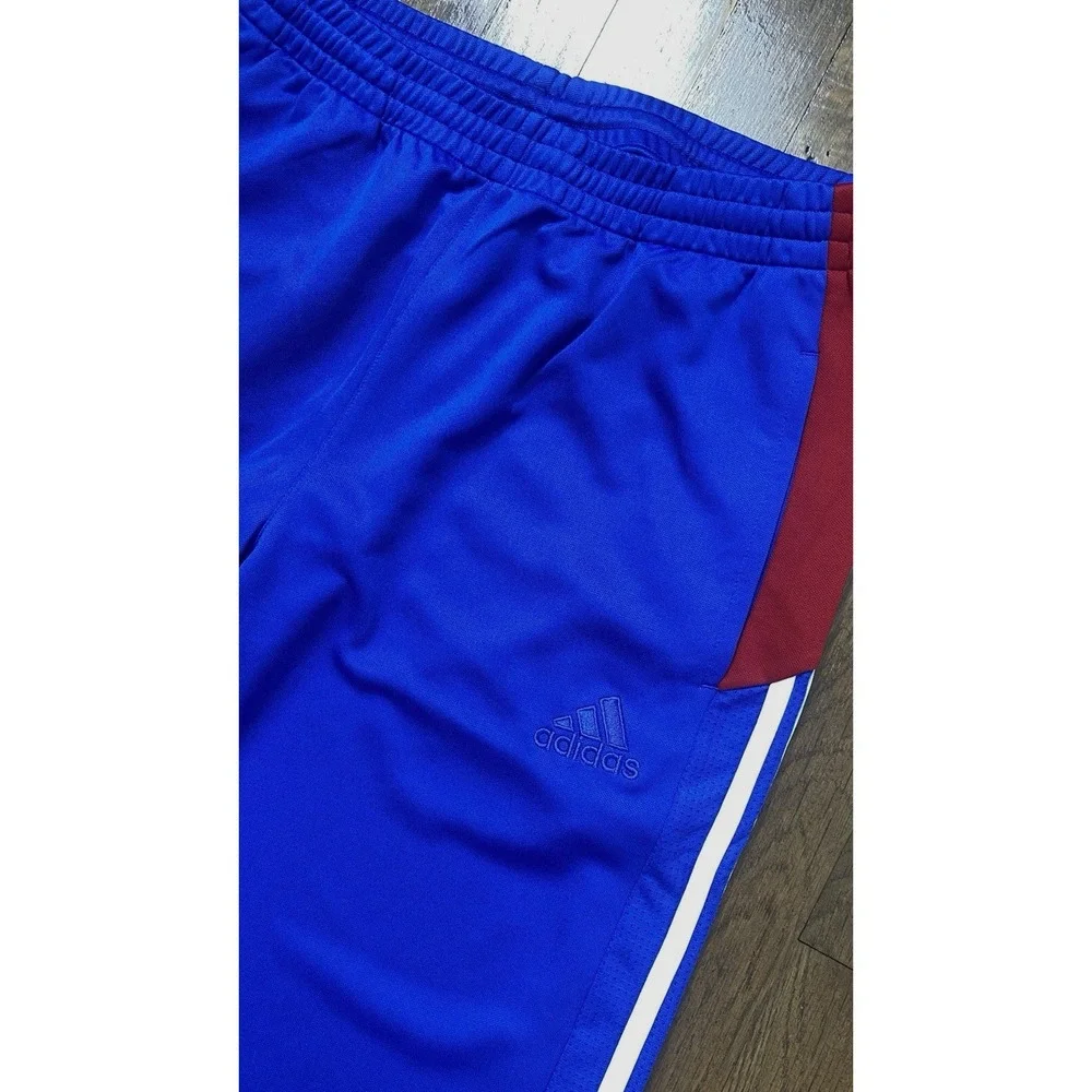 Adidas Climacool Tiro Track Pants Mens Large Blue Soccer Training Drawstring